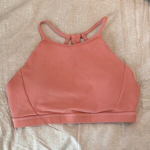 Born Primitive Coral High Neck Sports Bra